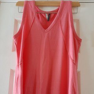 Sleeveless Knit V-neck Blouse